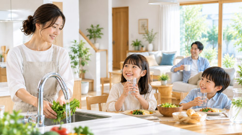 蛇口の浄水器だけで十分？家全体浄水との違いを徹底解説